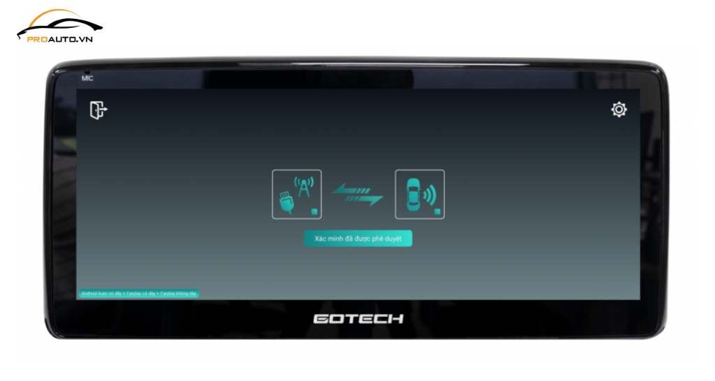 Kết nối với điện thoại thông qua Bluetooth hoặc Apple Carplay