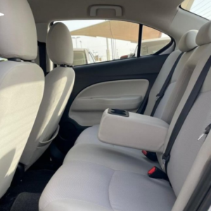 Không gian bên trong xe Mitsubishi Attrage sau khi đổi màu nội thất