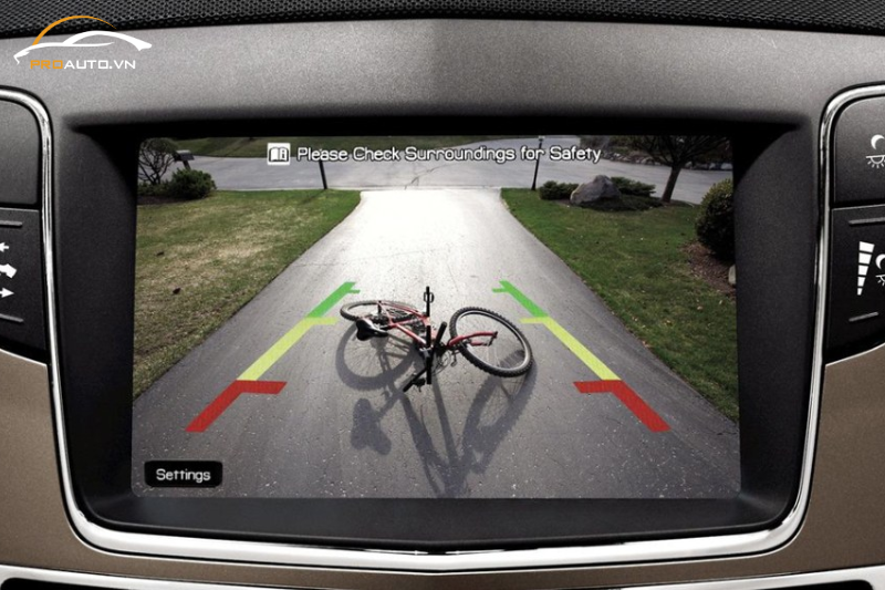 Lắp camera lùi xe Toyota Vios ICAR