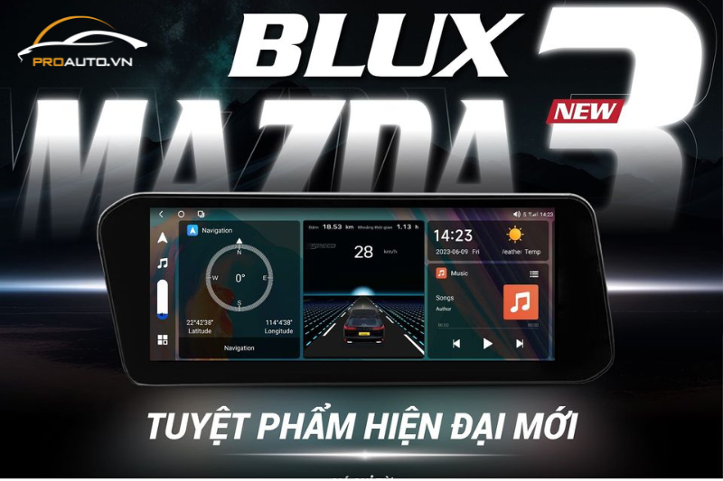 Màn Hình Bravigo Blux Mazda - Thiết Bị Công Nghệ ô Tô Dành Cho Người Việt