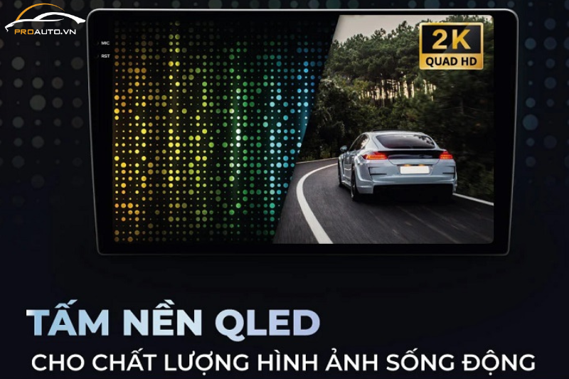 Màn hình Teyes CC4 Pro sở hữu màn hình QLED 2K