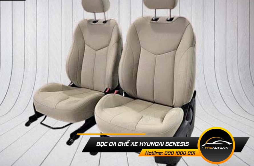 Các loại da bọc ghế da Hyundai Genesis
