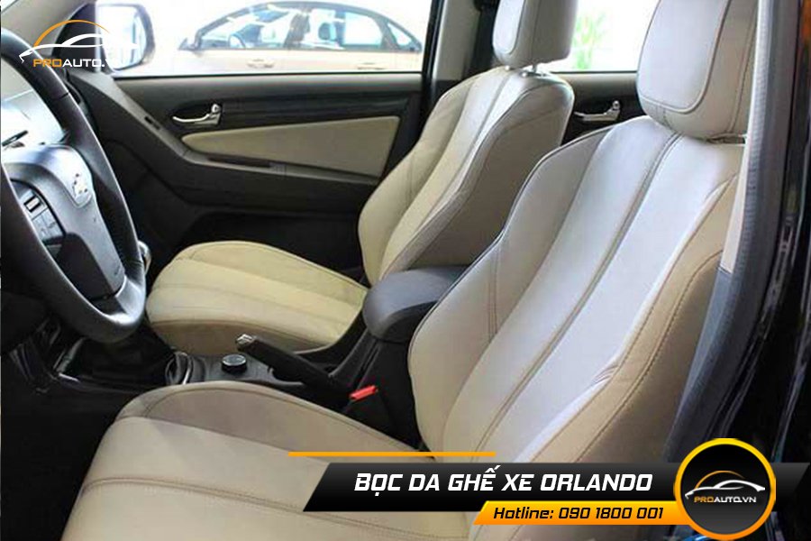 Bọc da ghế xe Orlando theo màu nội thất xe