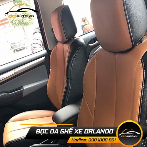 Chọn màu sắc bọc ghế da xe hơi Chevrolet Orlando