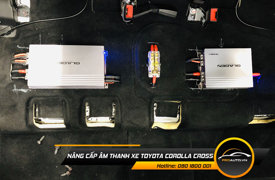 nang cap am thanh xe toyota corolla cross