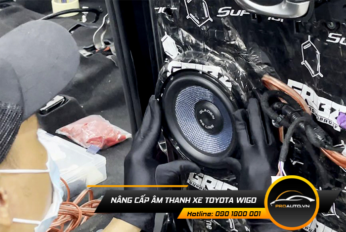 nang cap am thanh xe toyota wigo