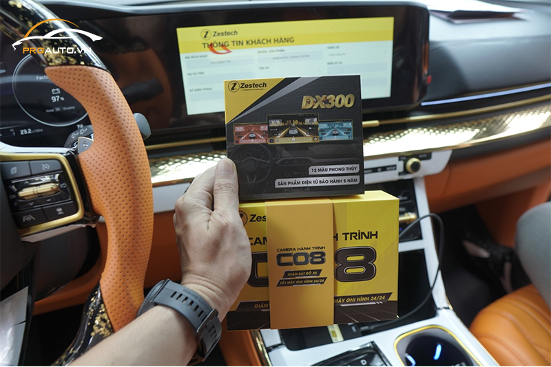 Nâng cấp camera hành trình xe Hyundai Custin 2024 