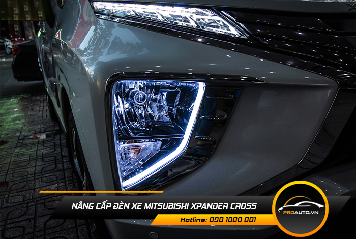 nang cap den xe mitsubishi xpander cross