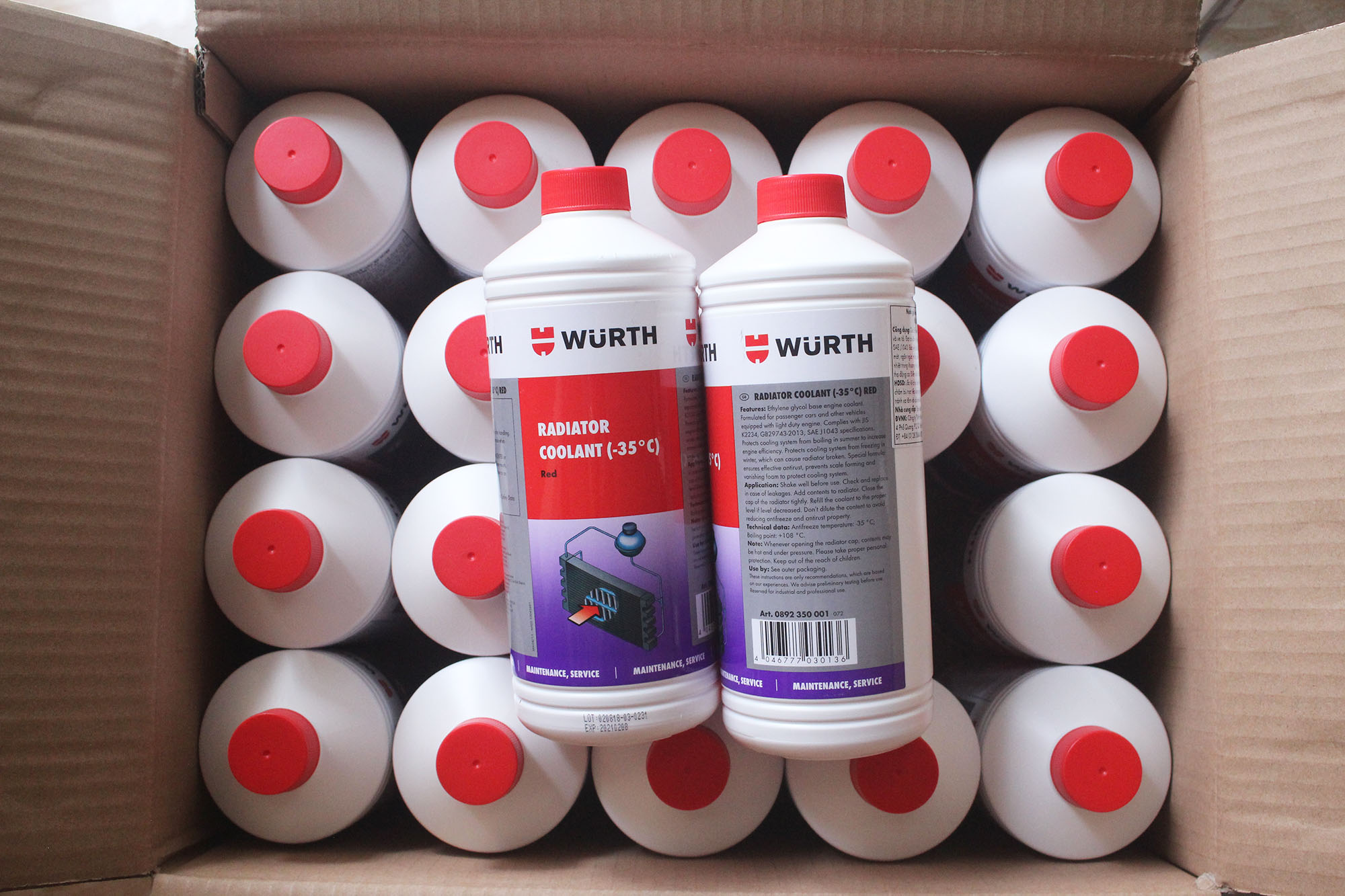 Nước làm mát ô tô Wurth