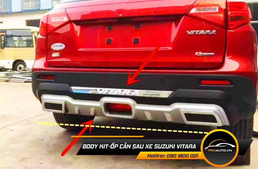 Ốp cản sau xe Suzuki Vitara