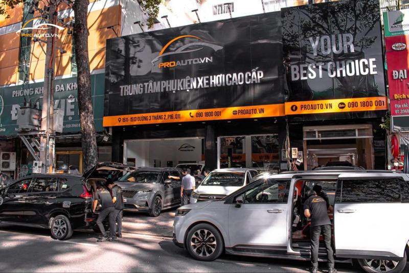 PROAUTO.VN – Trung tâm độ màn hình gối đầu ô tô uy tín, chất lượng quận 11 TPHCM