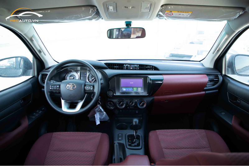 Quy trình đổi màu nội thất xe Toyota Hilux