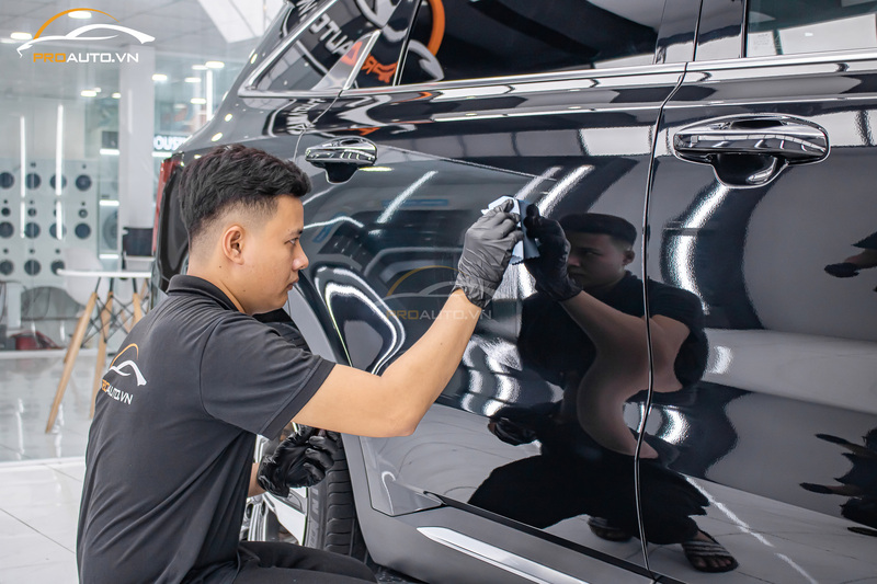 Quy trình phủ ceramic xe Volkswagen Viloran chuẩn Mỹ chất lượng