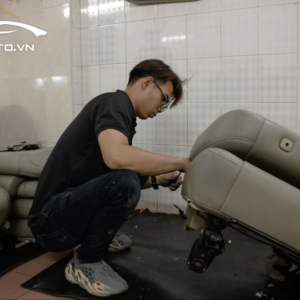 Thi công bọc da ghế cho xe hơi 