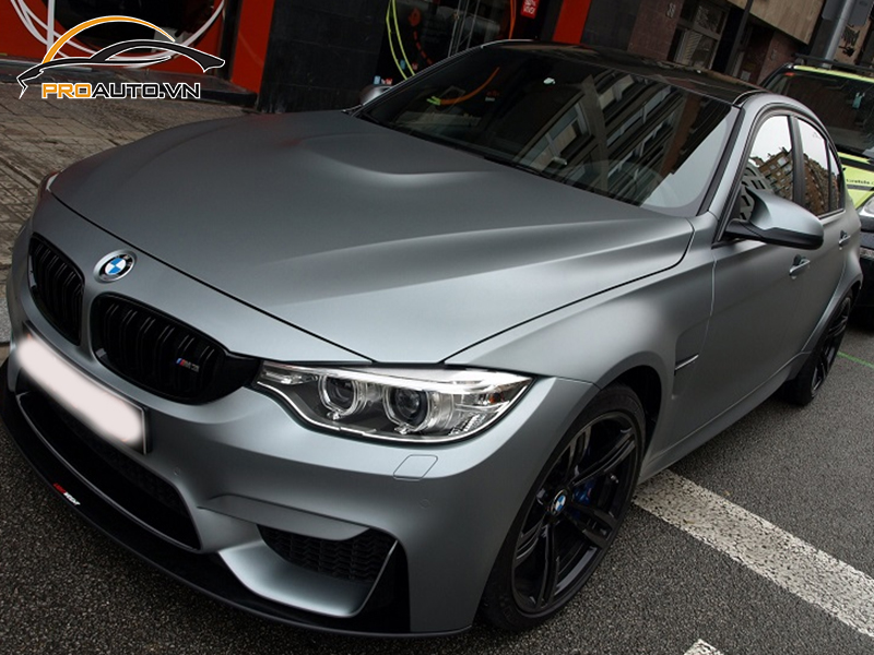 Dán wrap đổi màu xe BMW M Series