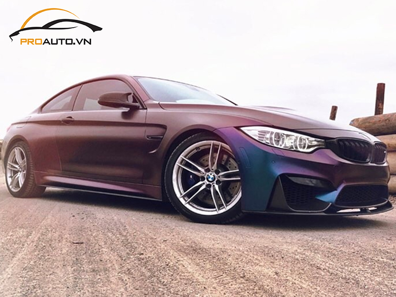 Dán wrap đổi màu xe BMW M Series