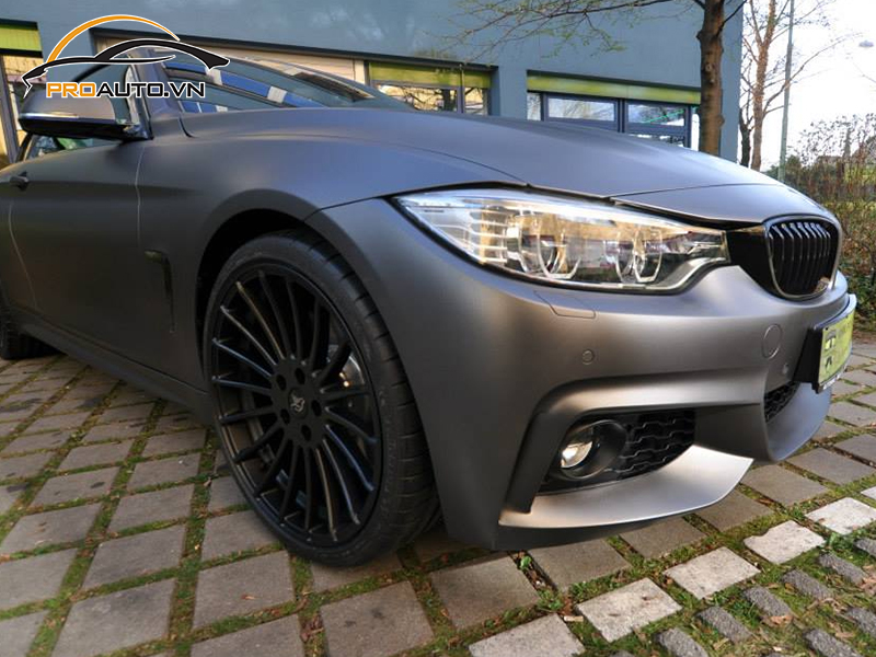 Dán wrap đổi màu xe BMW Series 4