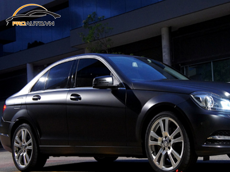 Dán wrap đổi màu Mercedes C-Class