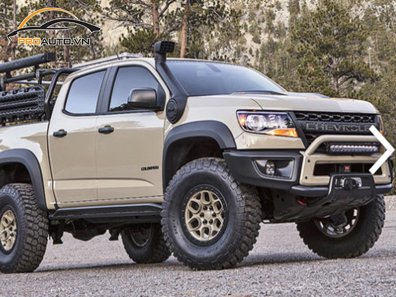 Dán wrap đổi màu xe Chevrolet Colorado