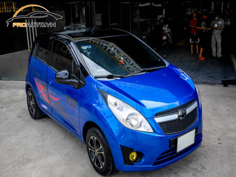 Wrap đổi màu xe Chevrolet Spark
