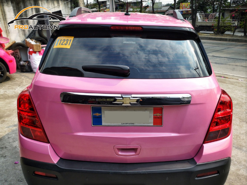 Dán wrap đổi màu xe Chevrolet Trax