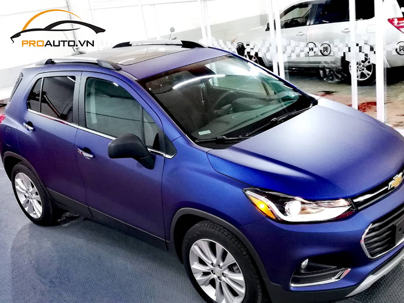 Dán wrap đổi màu xe Chevrolet Trax