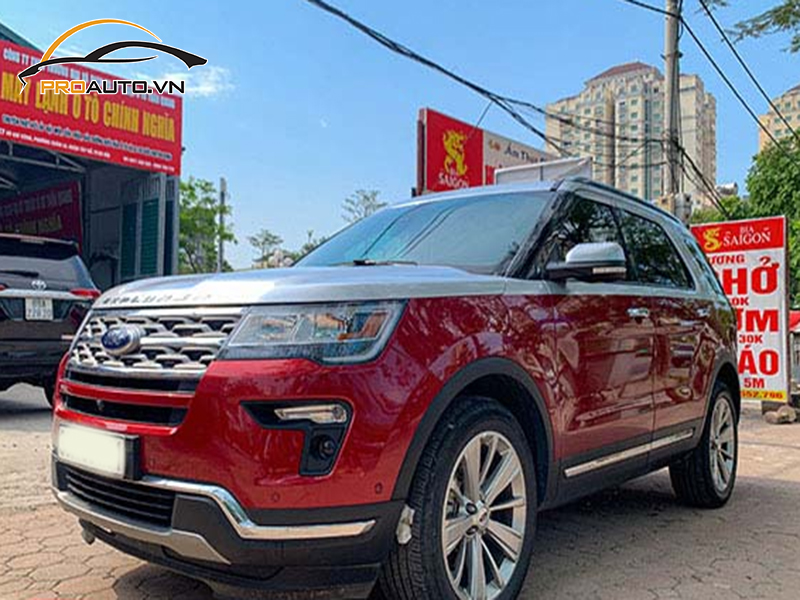 Bảng giá dán wrap đổi màu xe Ford Explorer
