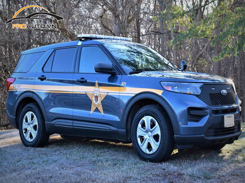 Dán wrap đổi màu xe Ford Explorer