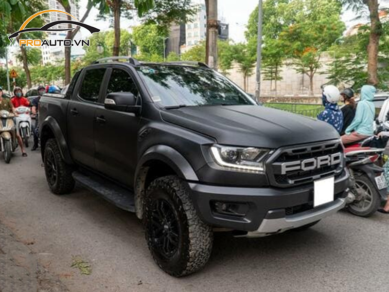 Wrap đổi màu xe Ford Ranger