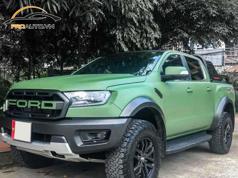 Dán wrap đổi màu Ford Ranger