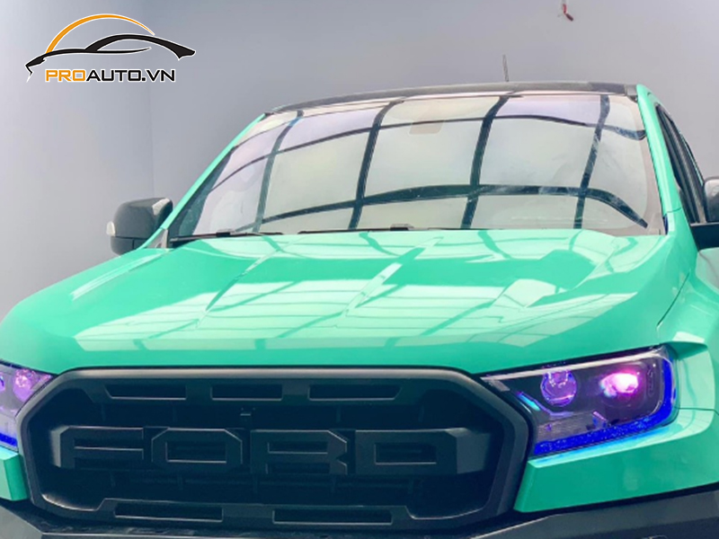 Dán wrap đổi màu Ford Ranger