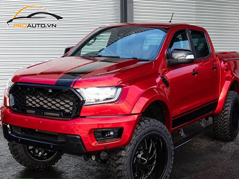 Bảng giá dán wrap đổi màu xe Ford Ranger