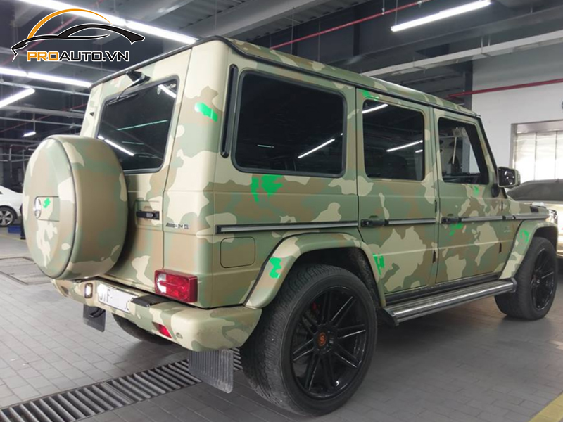 Dán wrap đổi màu Mercedes G-Class
