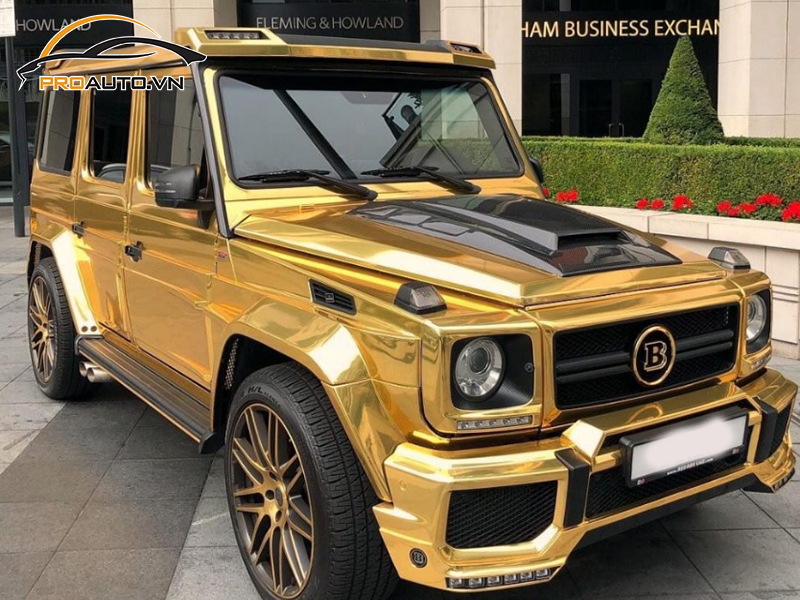 Dán wrap đổi màu Mercedes G-Class