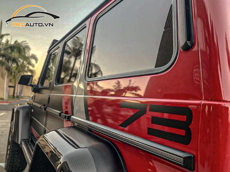 Wrap đổi màu xe Mercedes G-Class