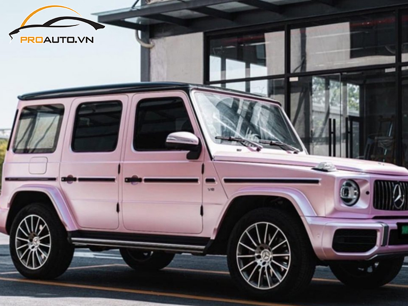 Dán wrap đổi màu xe Mercedes G-Class