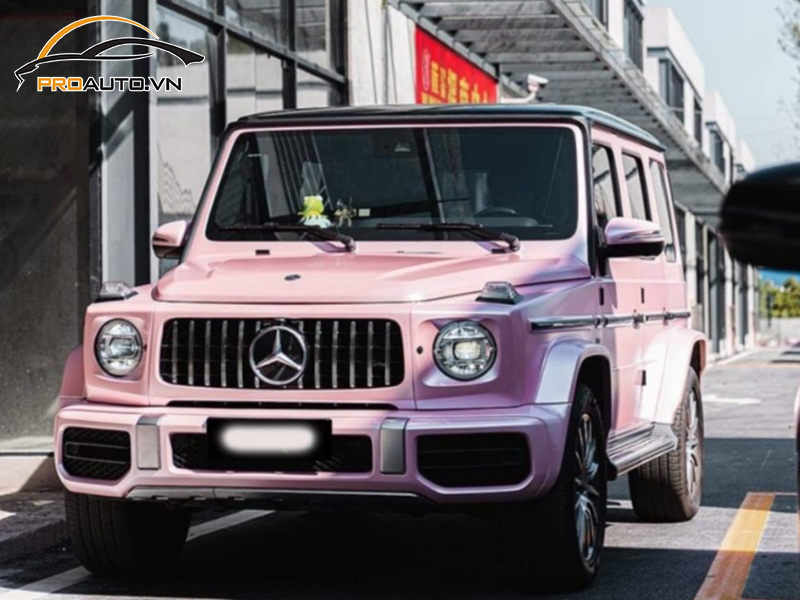 Dán wrap đổi màu xe Mercedes G-Class