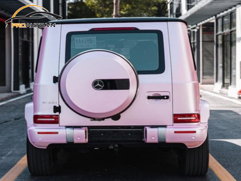 Dán wrap đổi màu xe Mercedes G-Class