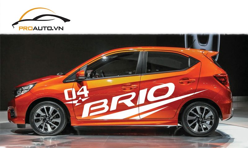 Dán wrap đổi màu xe Honda Brio