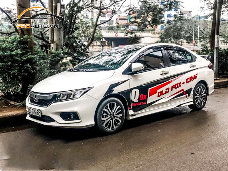 Wrap đổi màu xe Honda City