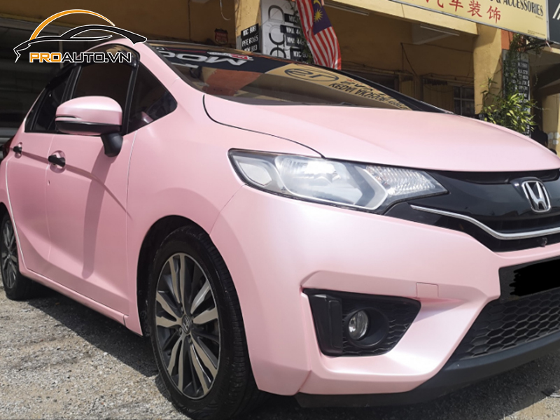 Wrap đổi màu xe Honda Jazz