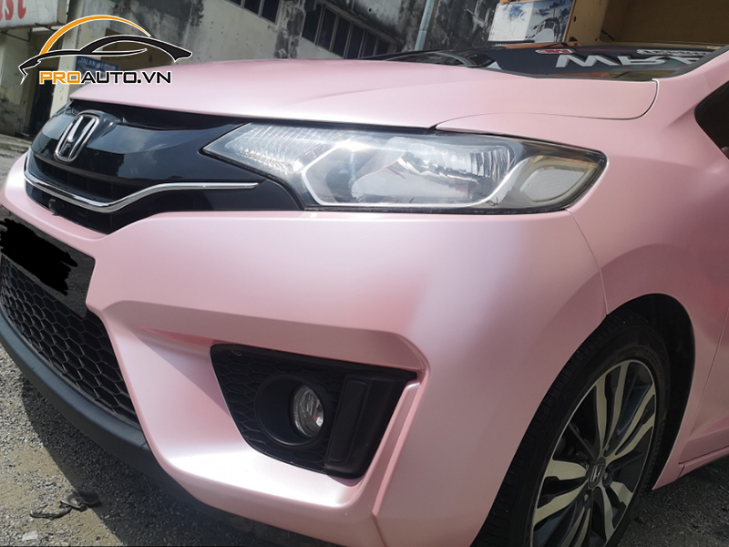 Dán wrap đổi màu xe Honda Jazz