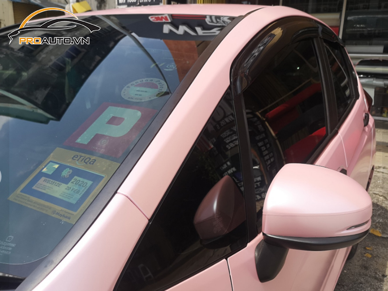 Dán wrap đổi màu xe Honda Jazz