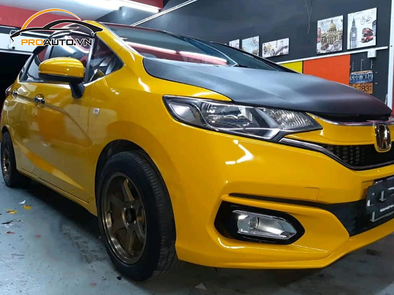 Dán wrap đổi màu xe Honda Jazz