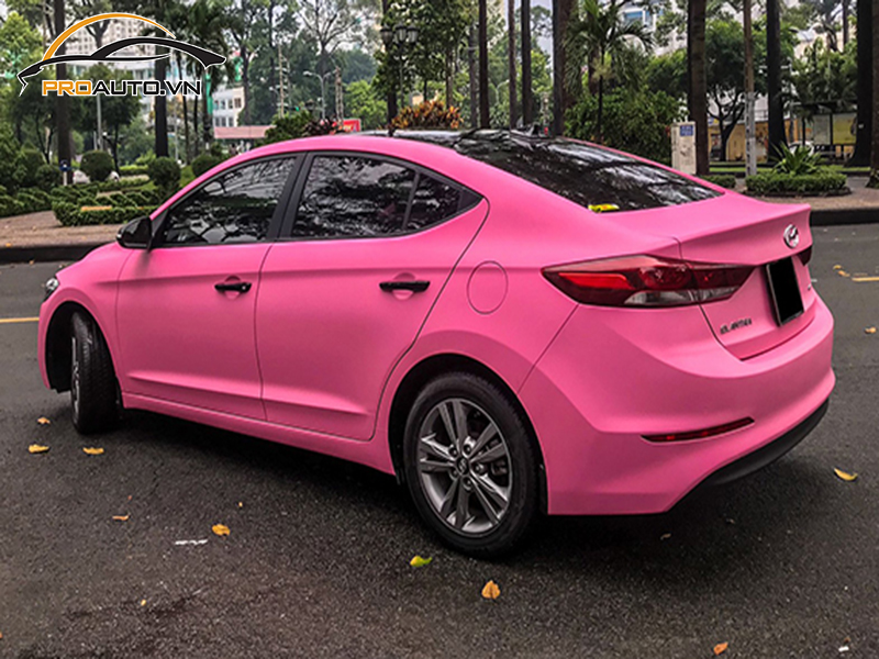 Dán wrap đổi màu Hyundai Elantra