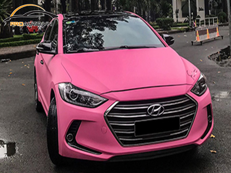 Dán wrap đổi màu xe Hyundai Elantra