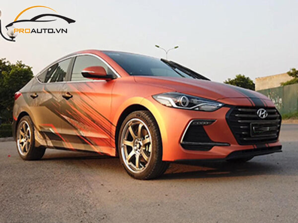 Wrap Đổi Màu Xe Hyundai Elantra