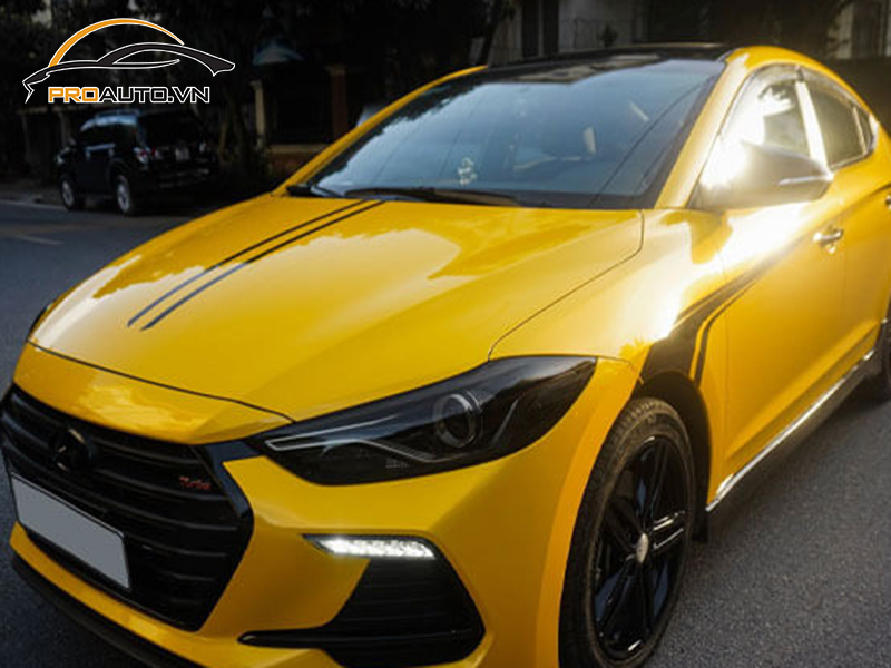 Dán wrap đổi màu Hyundai Elantra