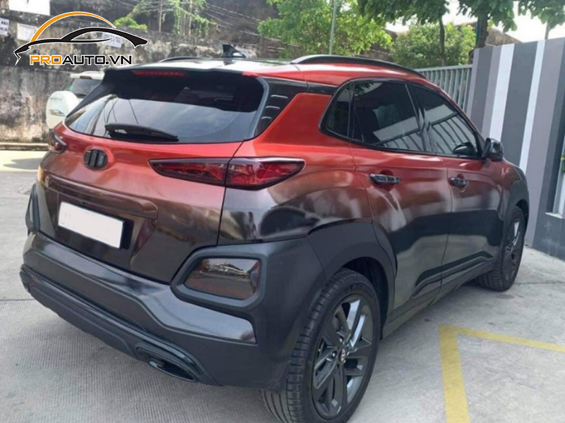 Dán wrap đổi màu Hyundai Kona