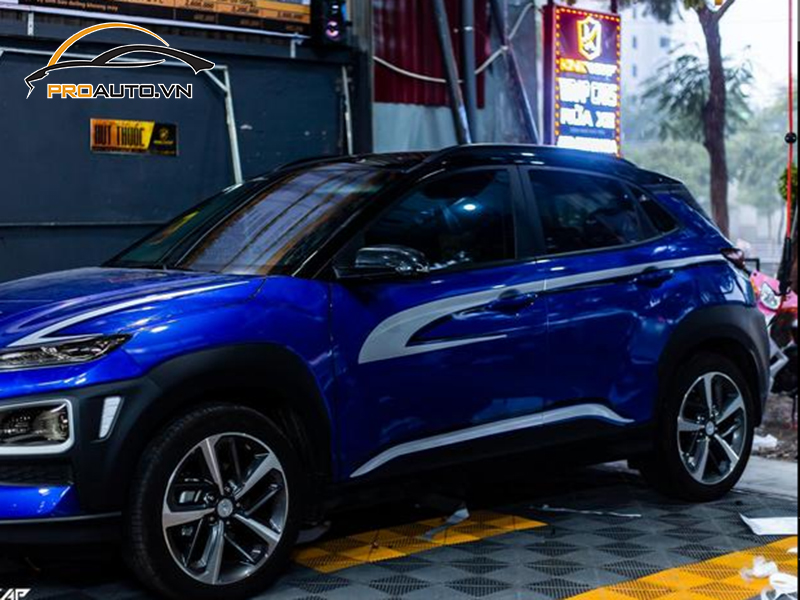 Dán wrap đổi màu Hyundai Kona